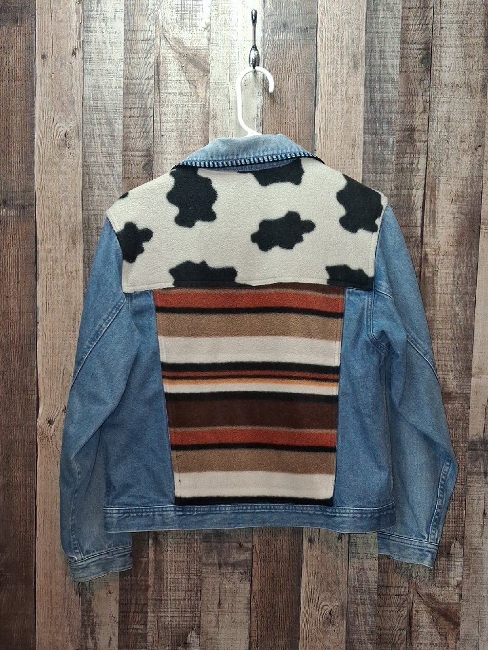 Women's Vintage Y2K Western Jean Jacket Size M Medium Christopher & Banks - Picture 2 of 3